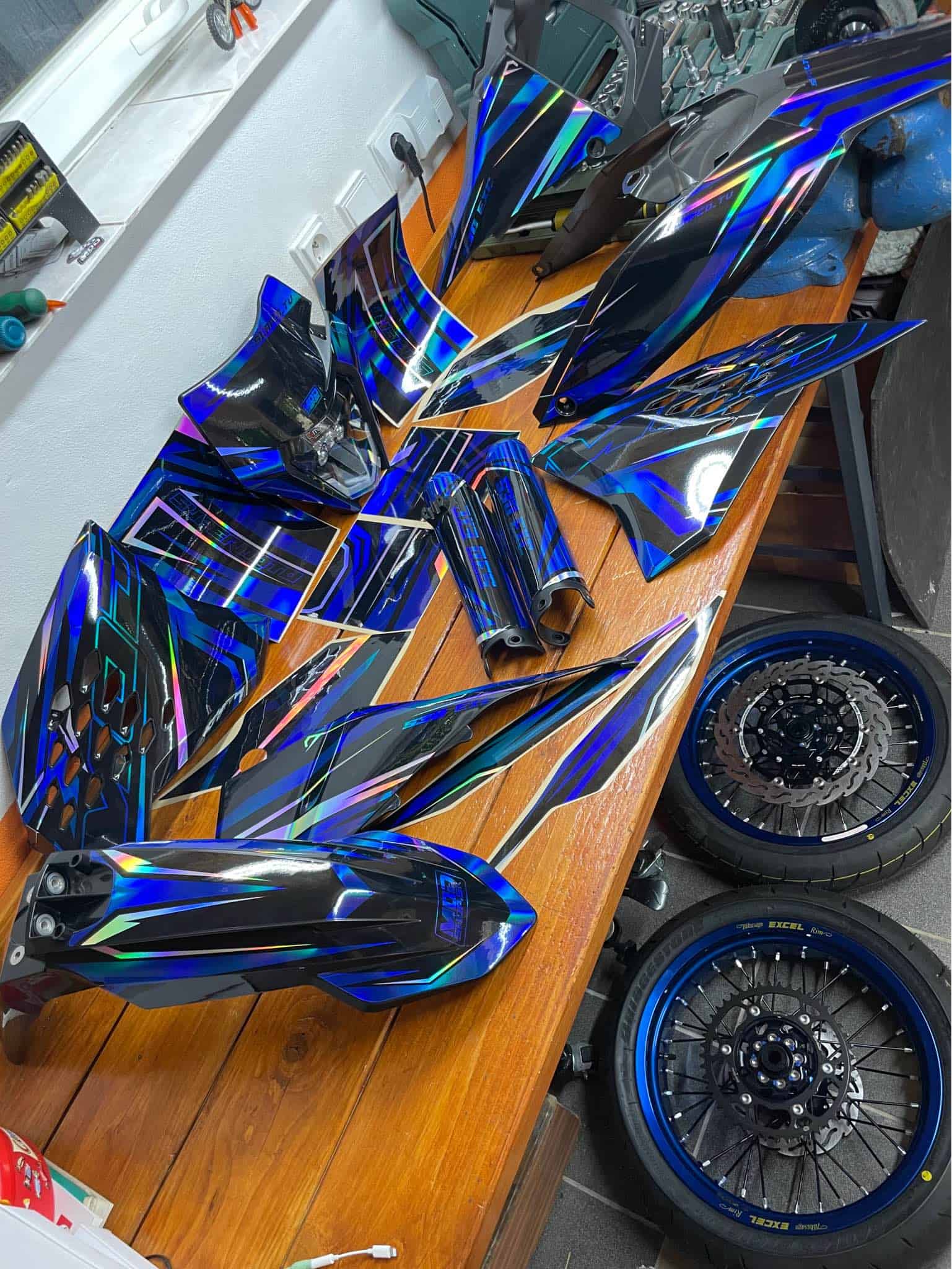 blue