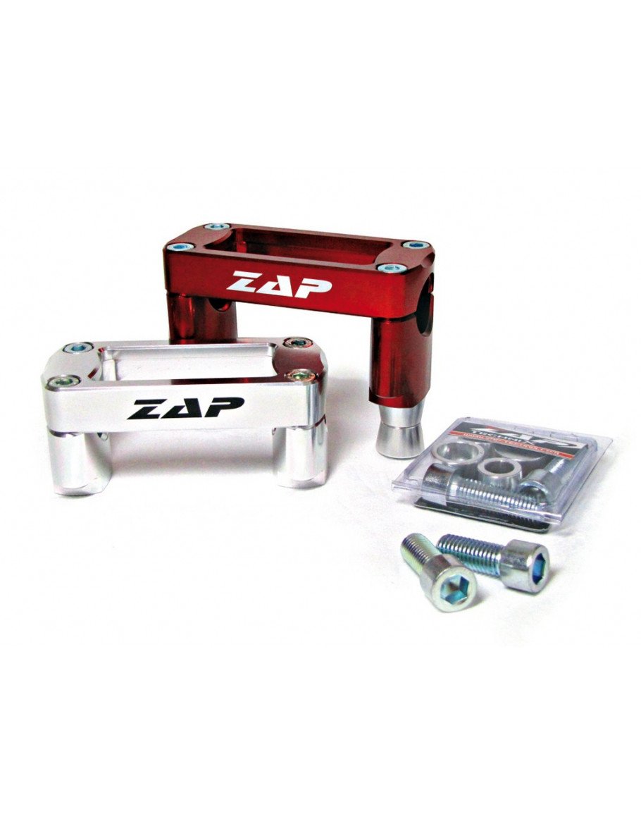 Držiaky riadidiel Zap Kawasaki KXF 250/450 2012-2023 strieborné