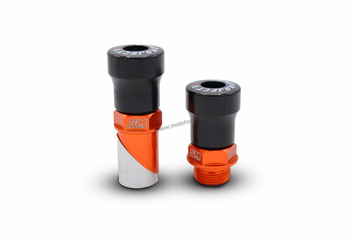 Padacie protektory prednej vidlice 26mm KTM 125-530 /690/701 ORANGE