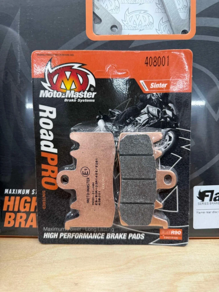 Brzdové platničky predné Moto-master RoadPro Sinter - KTM 690smc 21+/ HSQ 701SM 21+/ GasGas 700SM 22+/ Kawasaki Ninja/ Suzuki GSX-R, Zx/ Ducati Multistrada,