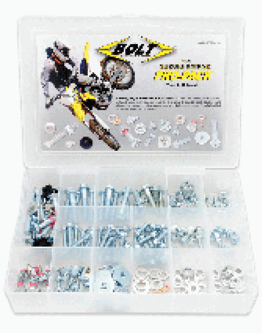 Sada skrutiek BOLT Suzuki (180 ks)