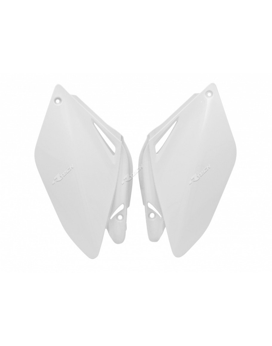Zadné tabuľky CRF 250 2006-2009 biele