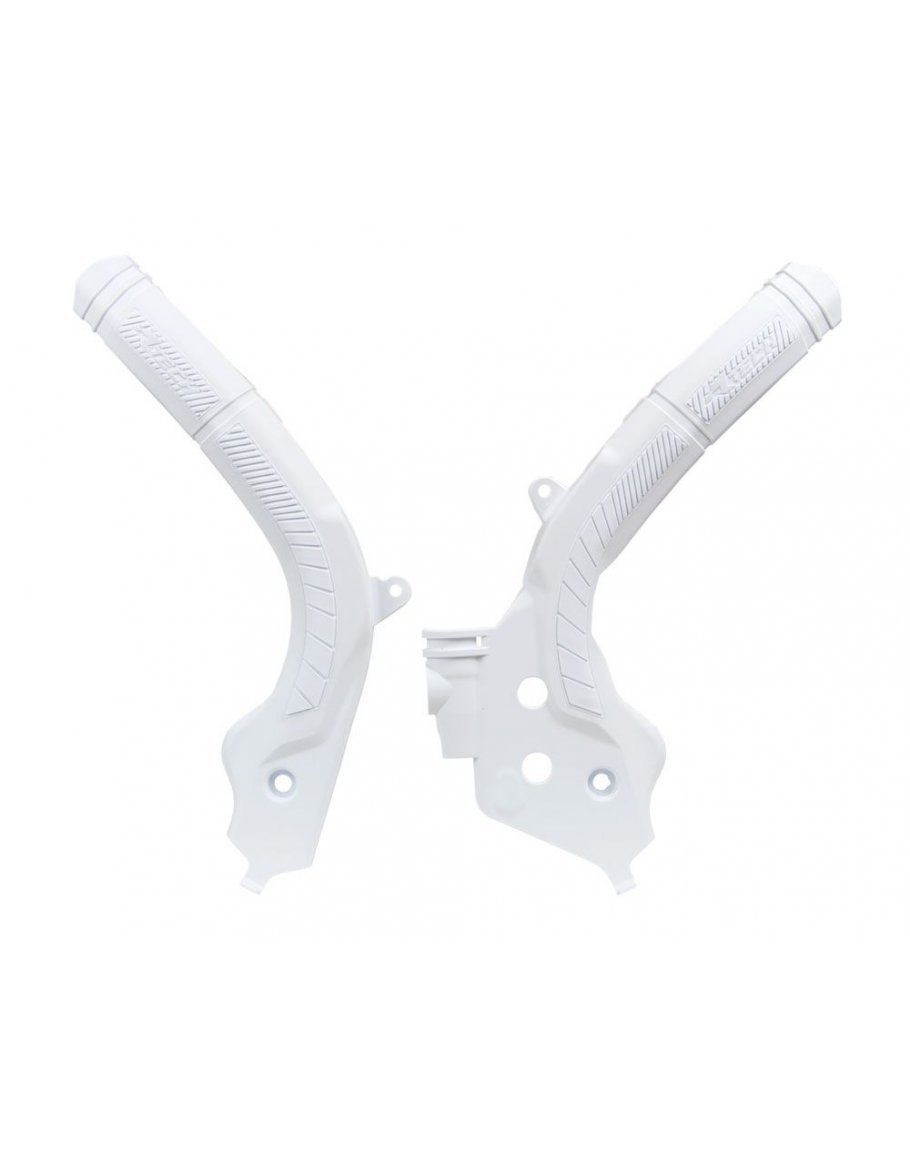 Chrániče rámu Rtech Husqvarna TC/FC 16-18, TE/FE 17-19,KTM SX/SX-F 16-18, EXC/EXC-F 17-19, GasGas biele