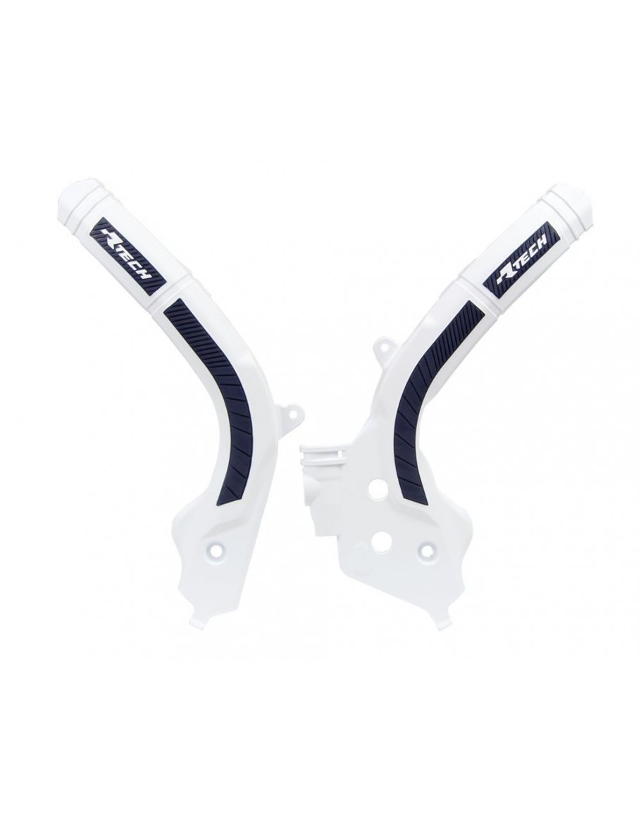 Chrániče rámu Rtech Husqvarna TC/FC 16-18, TE/FE 17-19,KTM SX/SX-F 16-18, EXC/EXC-F 17-19, GasGas bielo-čierne