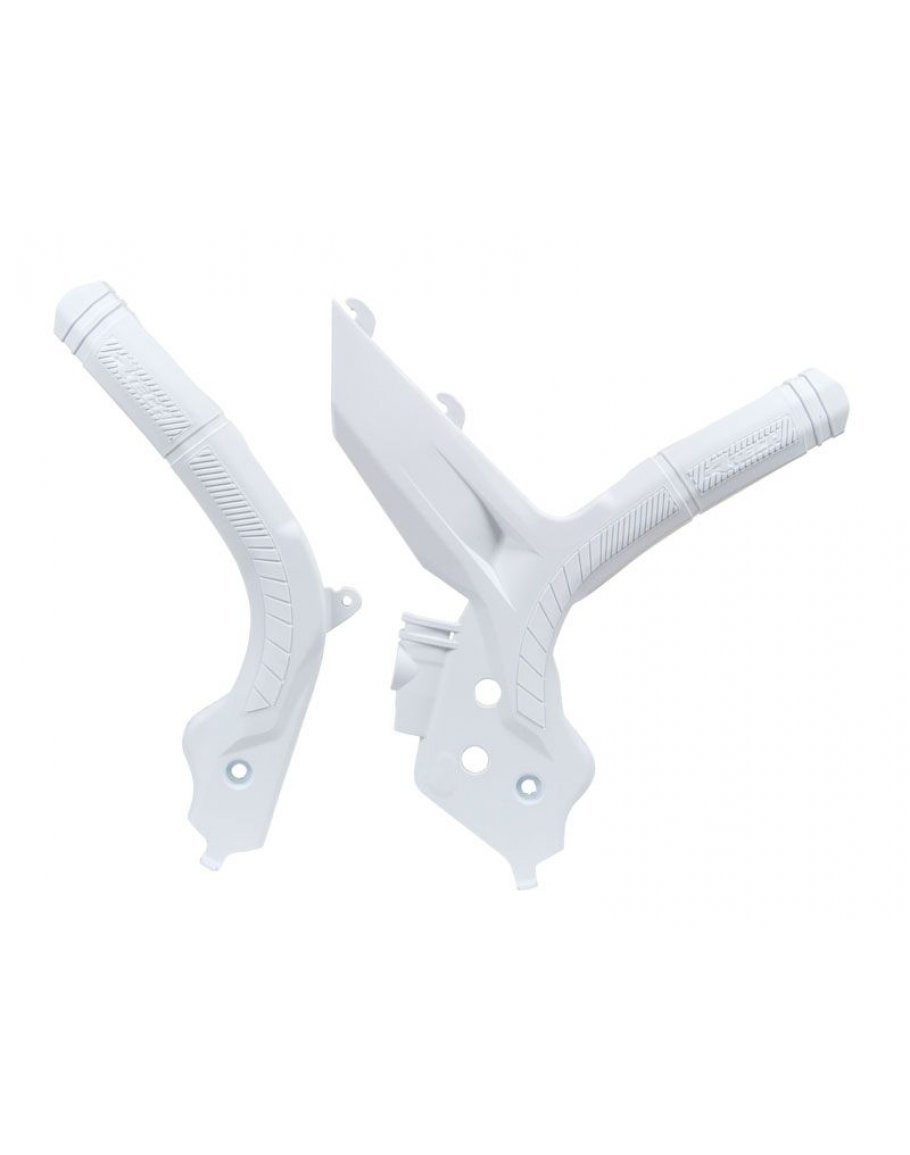 Chrániče rámu Rtech KTM SX/SX-F/XC-F 19-20, EXC/EXC-F 2020 biele