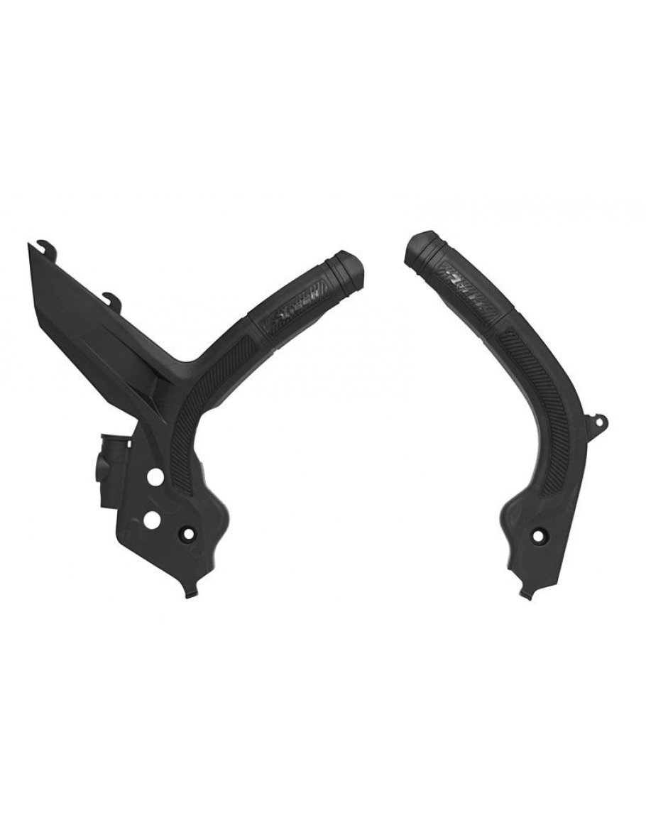 Chrániče rámu Rtech KTM SX/SX-F/XC-F 19-20, EXC/EXC-F 2020 čierne