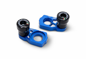 Padacie protektory zadnej vidlice KTM/HSQ 20mm BLUE