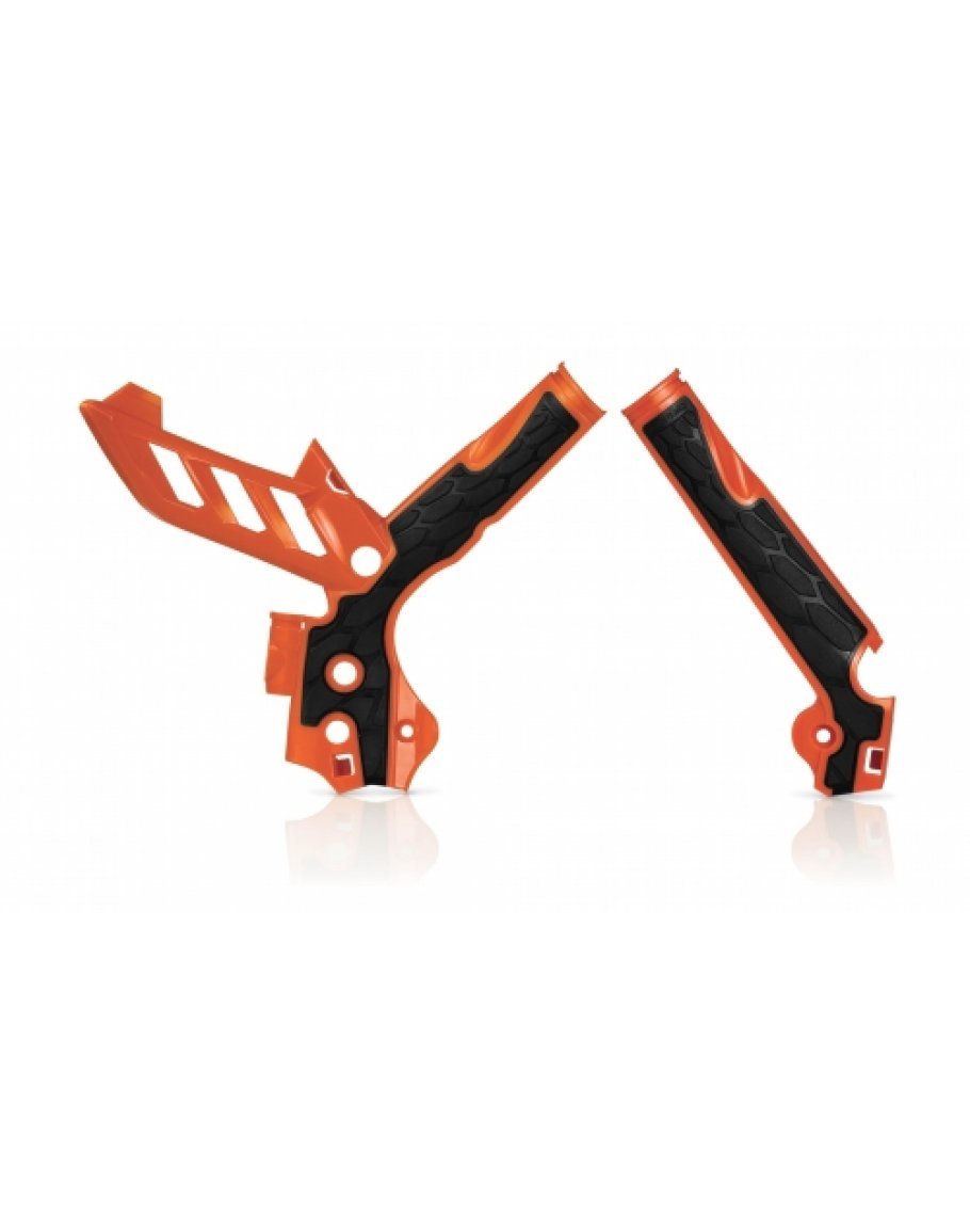 Chrániče rámu Acerbis X-grip KTM SX/SXF/XCF 11-15,EXC/EXCF/XCW 12-16 oranžové