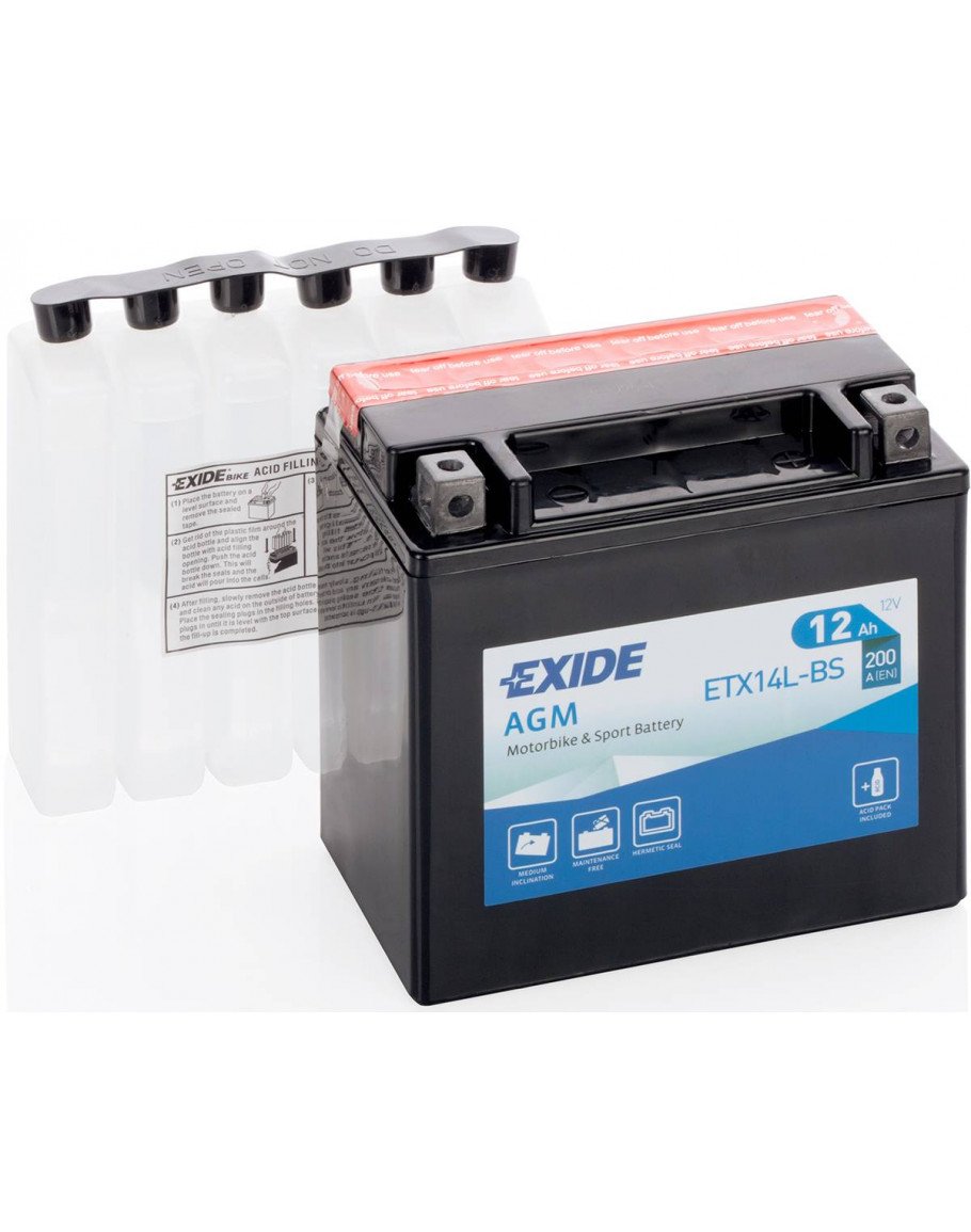 Batéria Exide ETX14L-BS (145x87x150 mm)