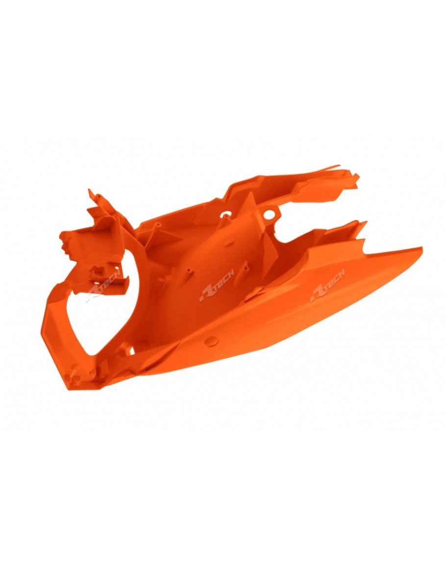 Zadné tabuľky s airboxom SX-SXF 125-250 2011-2015, EXC-EXCF 250-500 2012-2016 oranžové