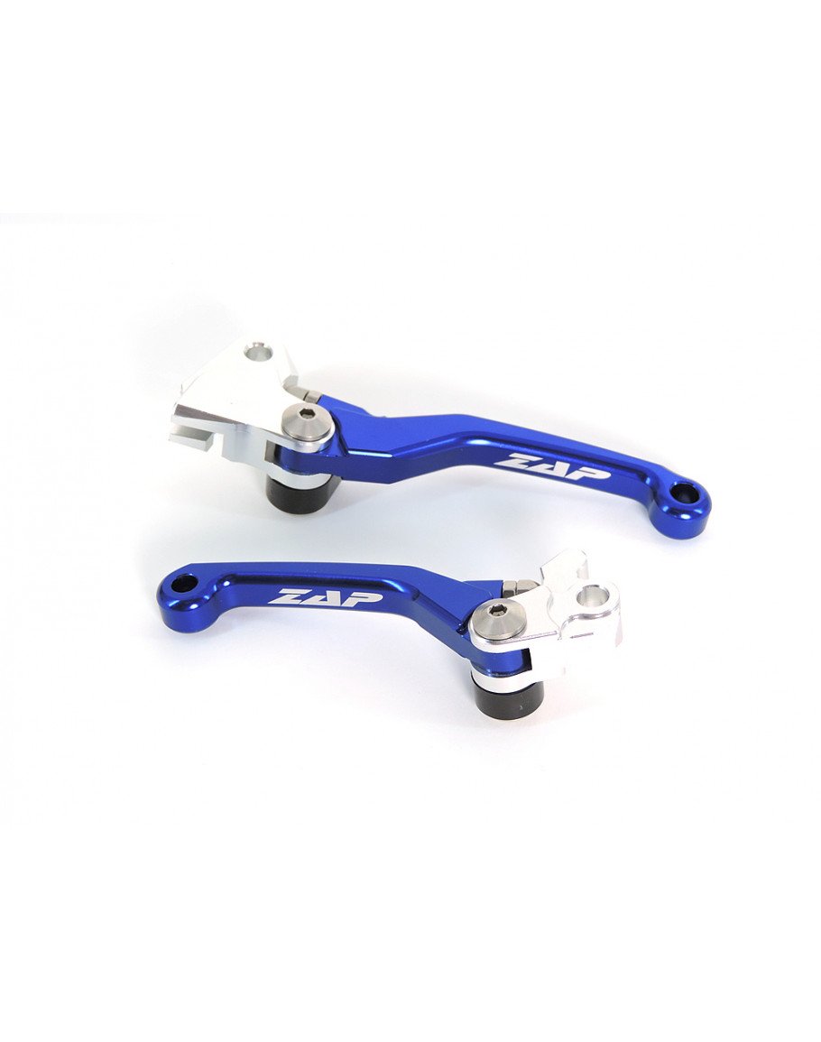 Sada výklopných páčok Zap KXF 250/450 2005-2012,YZF 01-06,YZ 01-07 modré