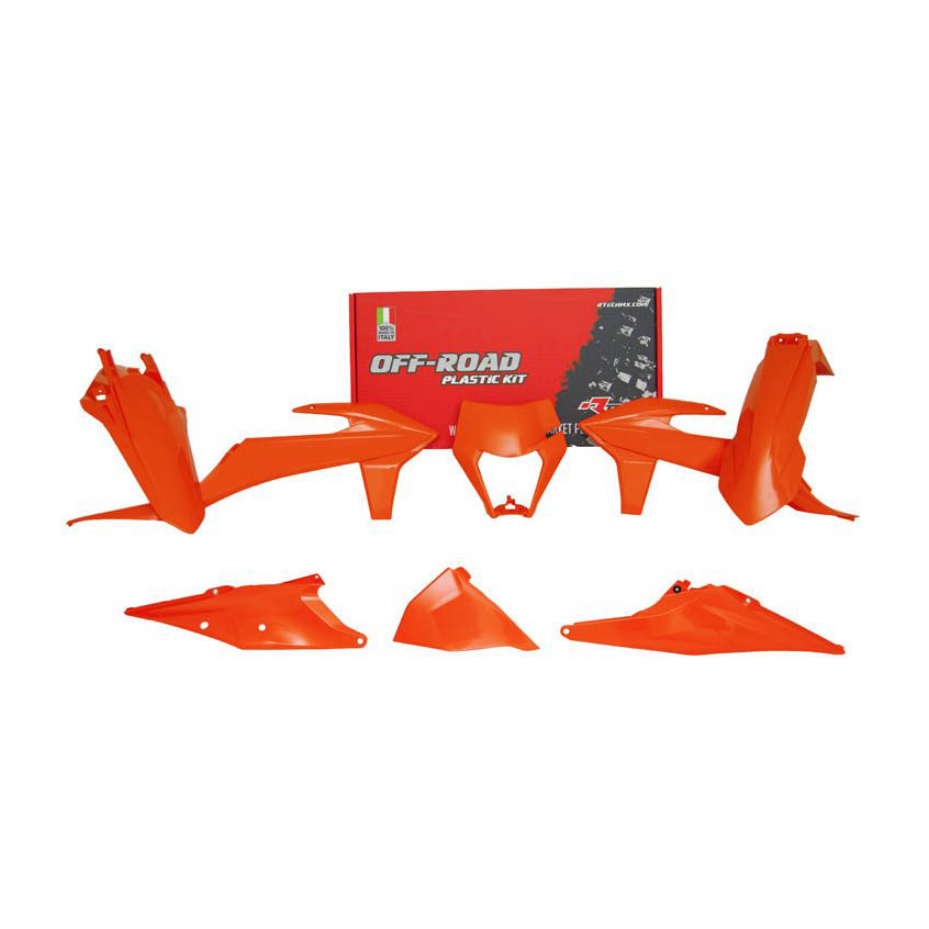 Sada plastov KTM EXC/EXC-F 150-500 2020-2023 oranžová