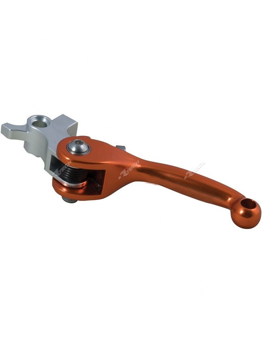 Spojková páčka vyklopná R-tech oranžová KTM/HSQ Brembo 06+