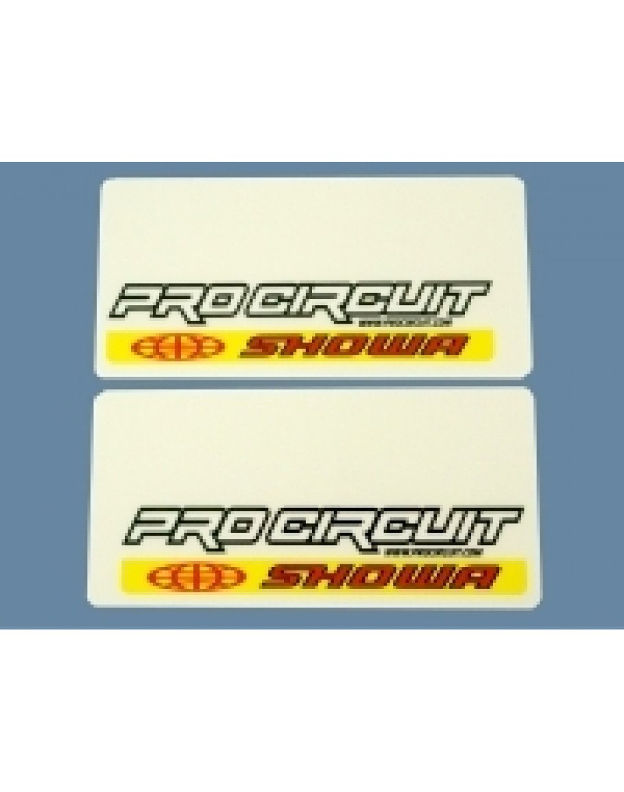 Nálepky na predné tlmiče Pro Circuit Showa