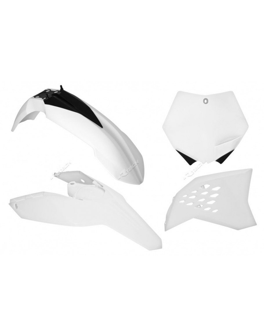 Sada plastov KTM SX-SXF 2007-2010, EXC-EXCF 2008-2011 biela