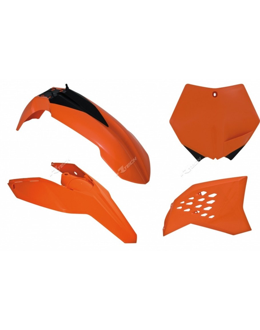 Sada plastov KTM SX-SXF 2007-2010, EXC-EXCF 2008-2011 oranžová