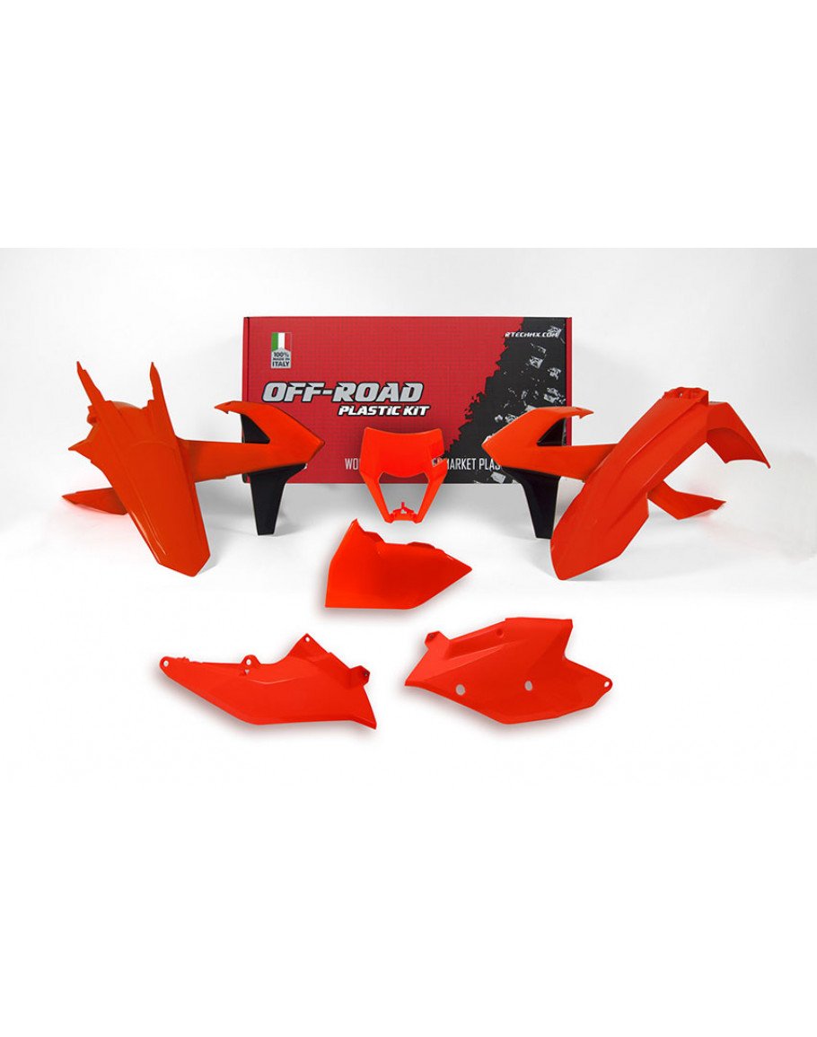 Sada plastov XC/W 125-150 2017-2019, EXC-EXCF-XC/W 250-500 2017-2019 neon orange