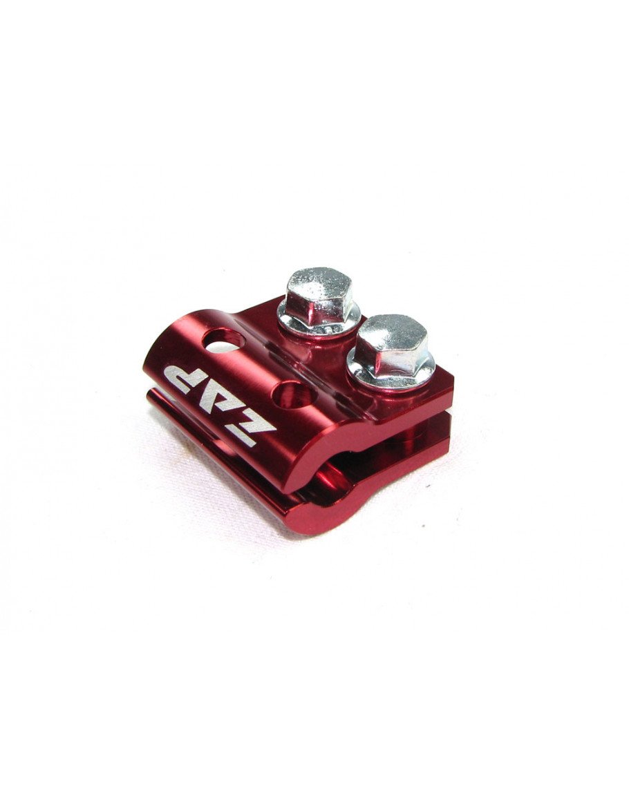 Držiak (svorka) brzdovej hadice Zap Technix KX/KXF/RM/RMZ červený