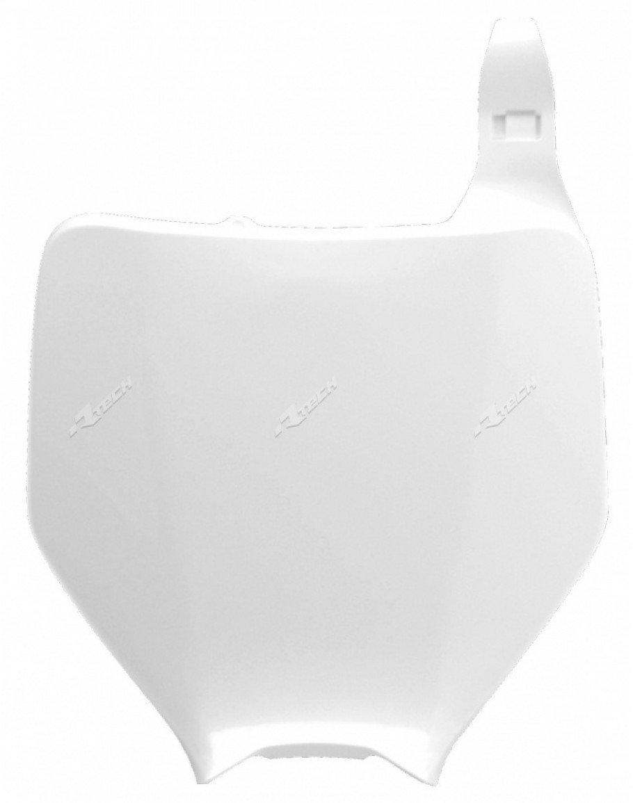 Predná tabuľka KX 125-250 03-08, KXF 250 04-08, KXF 450 06-08, RMZ 250 04-06 biela