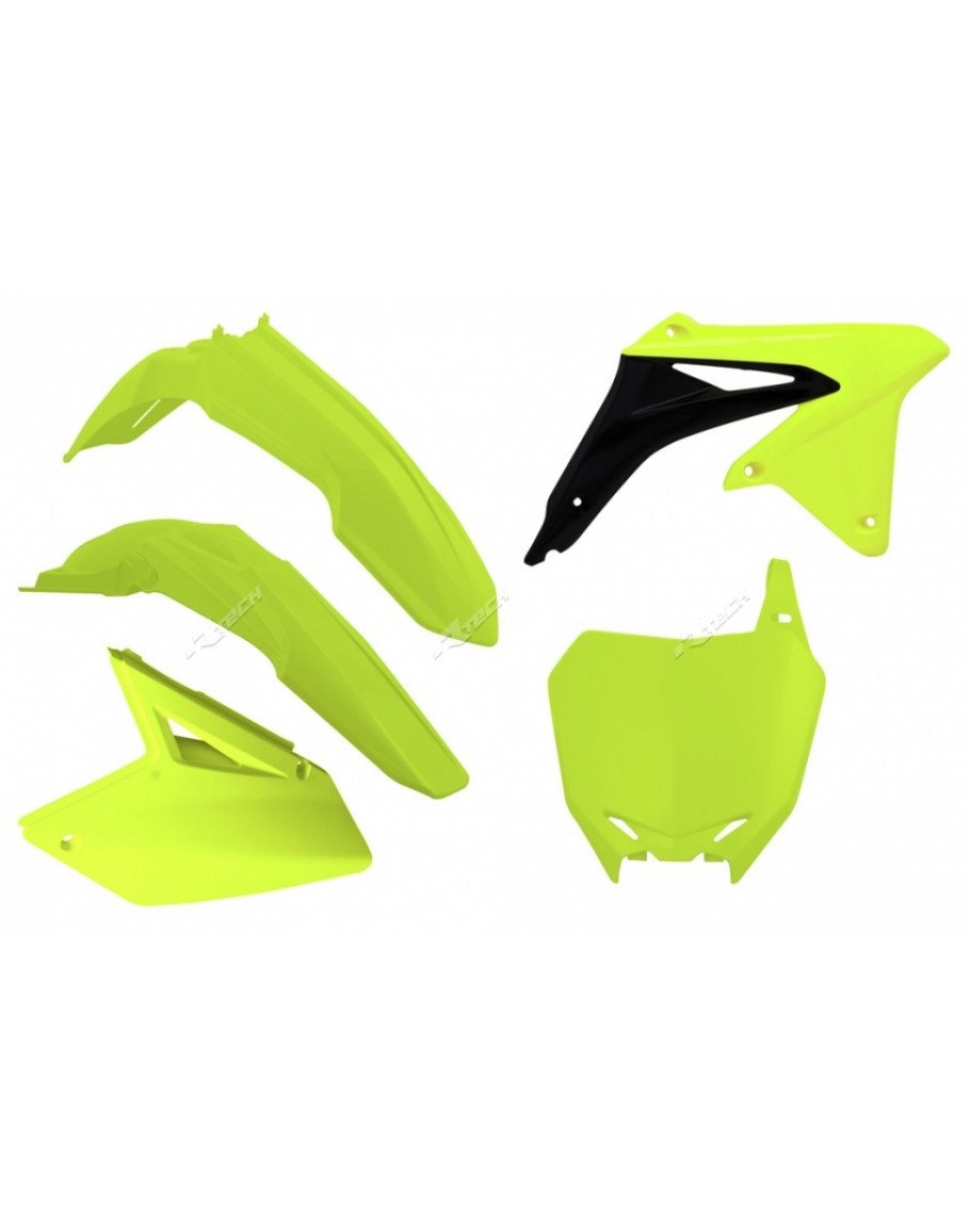 Sada plastov RMZ 450 2008-2017 neon-yellow