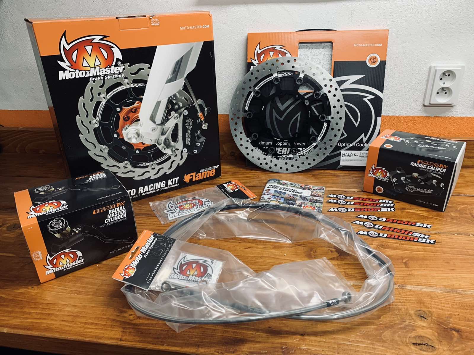 Moto-Master HALO T-floater Supermoto Kit- 300mm Honda CRF/CR (With Headlight)