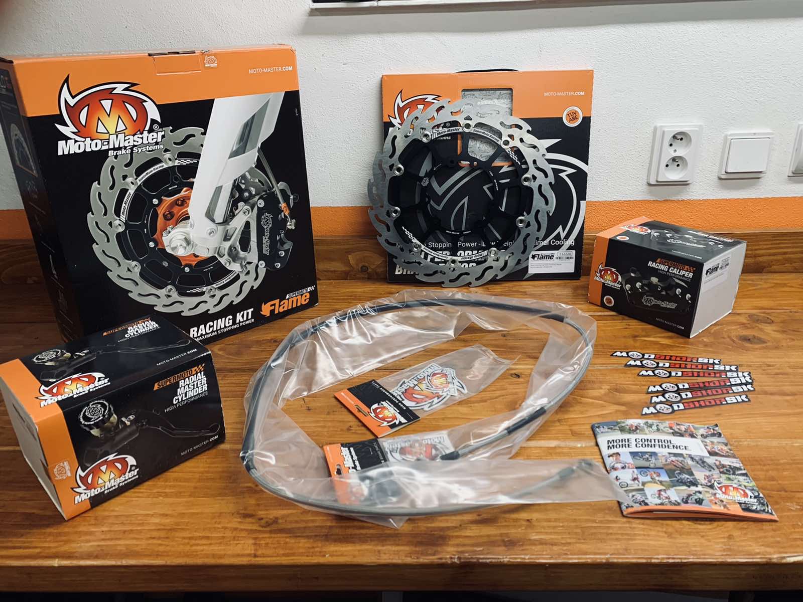 Moto-Master Flame Supermoto Racing Kit Honda CRF/CR - 320mm (With Headlight)