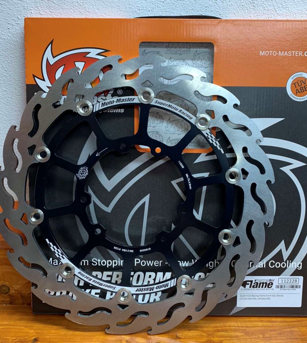 Brzdový kotúč Moto-Master Flame Floating 320mm RACING Honda CRF/CR