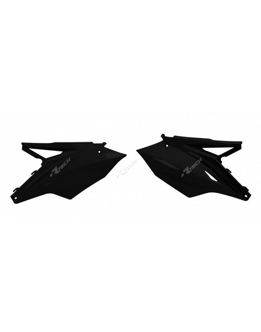 Zadné tabuľky KXF 450 16-18, KXF 250 17-20 čierne