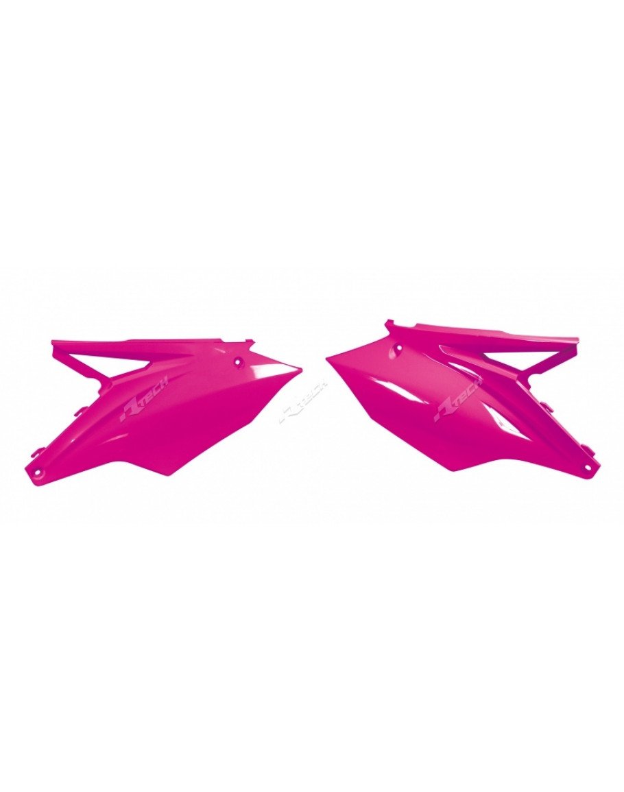 Zadné tabuľky KXF 450 16-18, KXF 250 17-20 neon pink