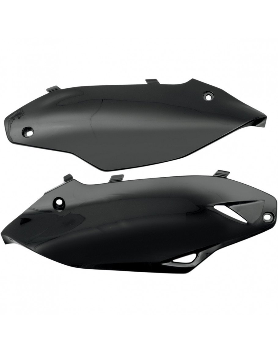 Zadné tabuľky KXF 450 2012-2015, KXF 250 2013-2016 čierne