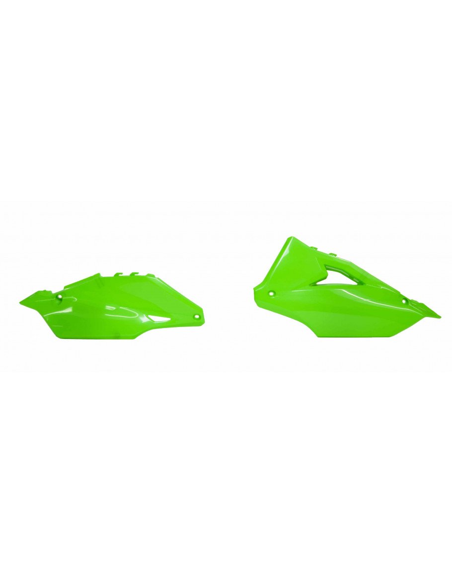 Zadné tabuľky KXF 450 2019-2020 neonovo-zelené