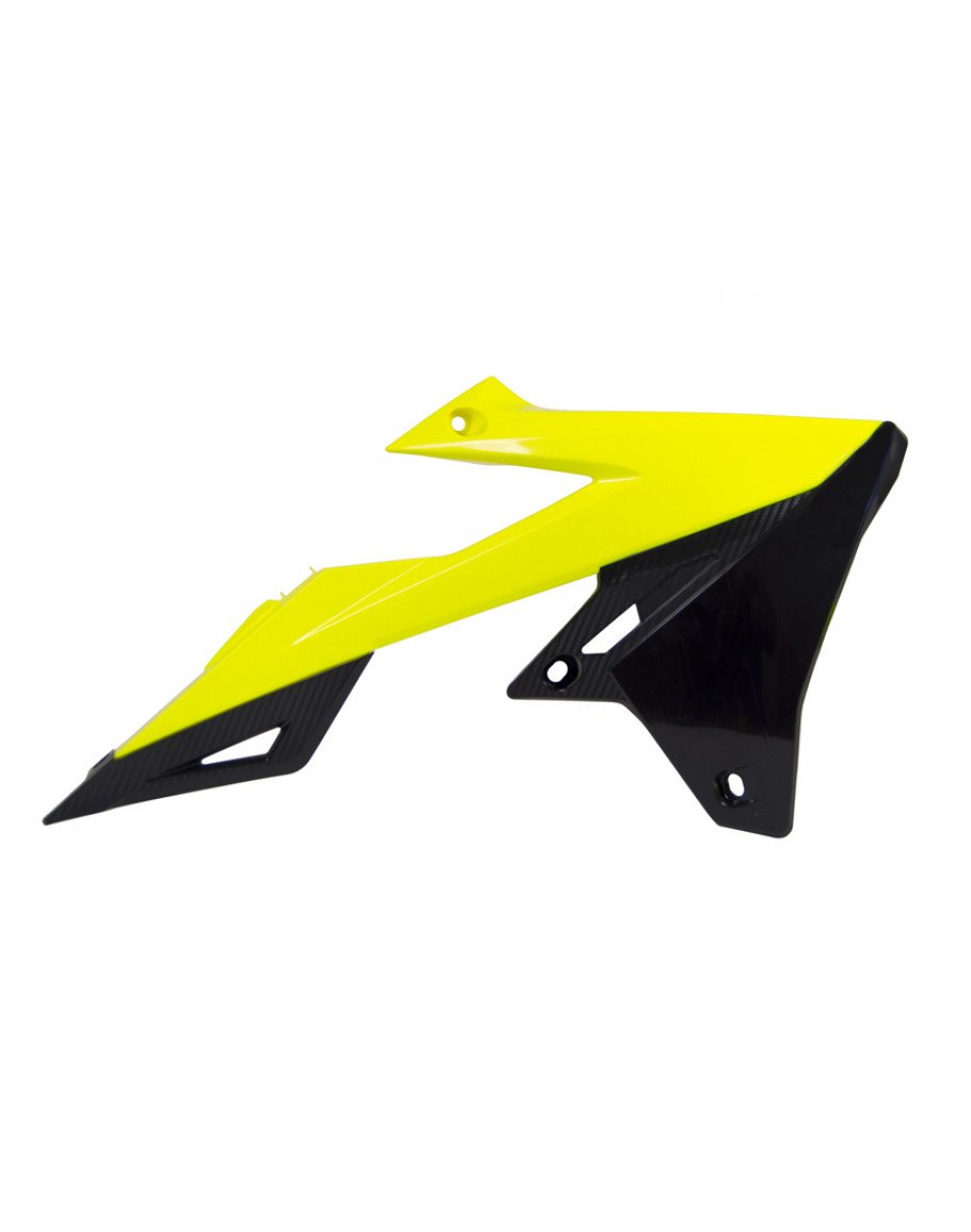 Kryty chladičov RMZ 450 2018-2020, RMZ 250 2019-2020 neon yellow