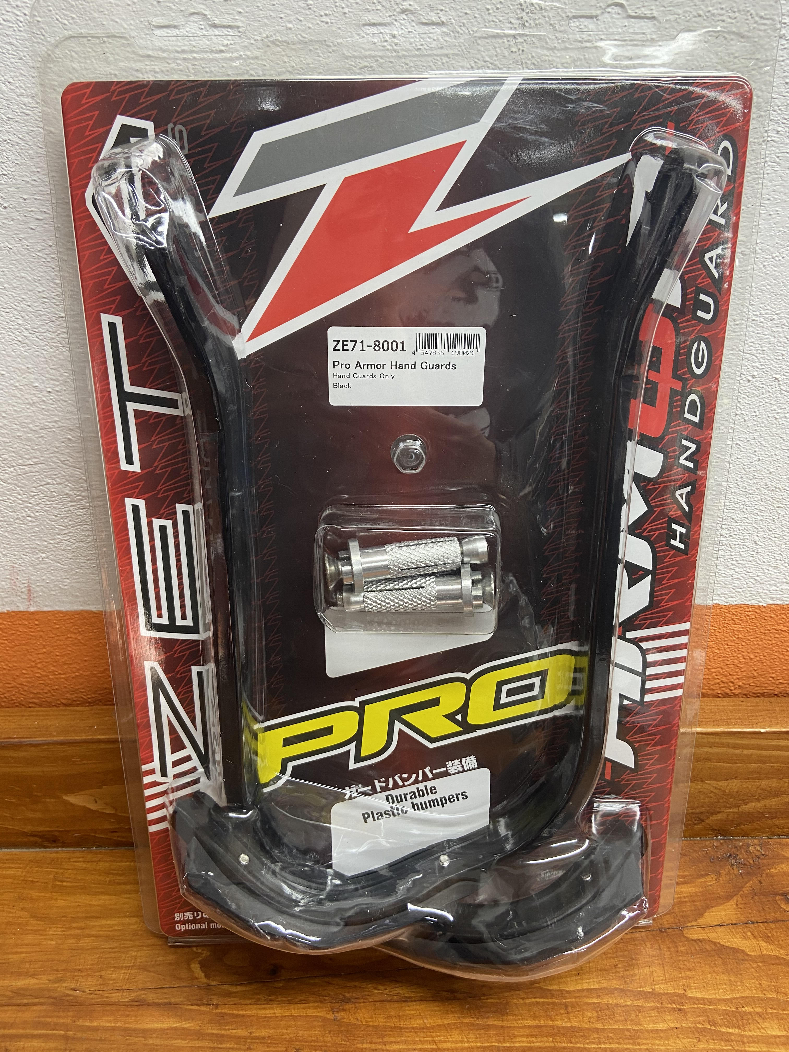 DRC - ZETA Pro Armor Chrániče rúk/ páčok BLACK