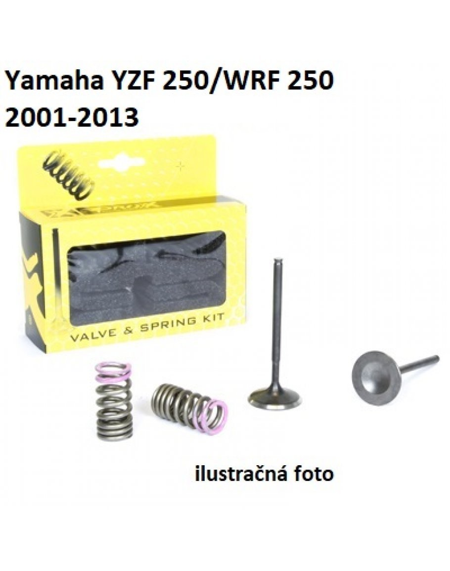 Ventily sacie oceľové (3ks) Yamaha YZF/WRF 250 2001-2013