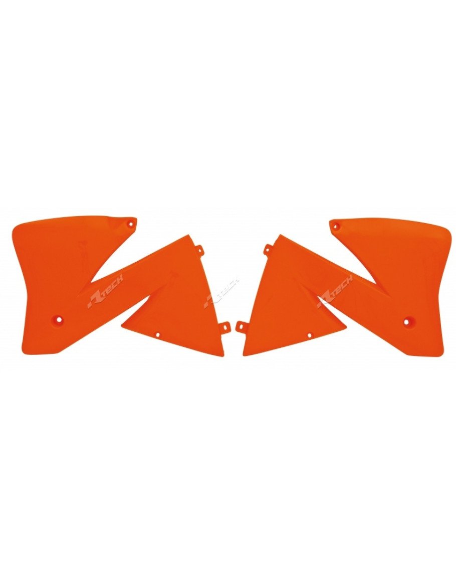 Kryty chladičov KTM EXC 01-02,SX 2000 oranžové