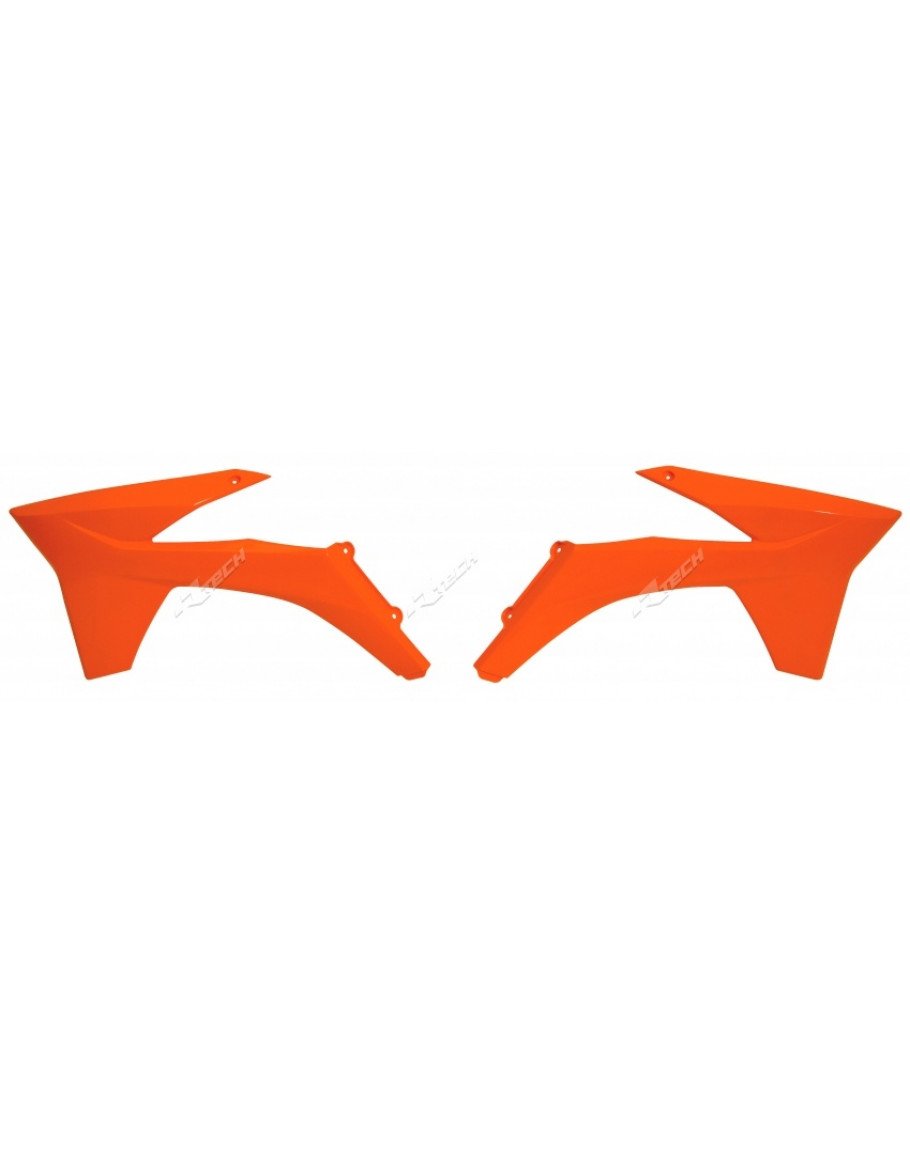 Kryty chladičov KTM SX/SXF 11-12, EXC/EXCF 12-13 oranžové