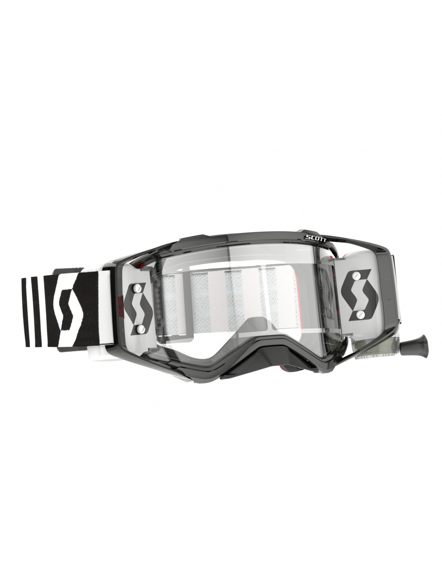 Okuliare Scott Prospect WFS racing black/white s roll-off systémom