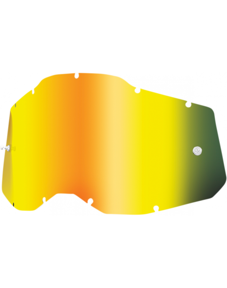 Zrkadlové sklo do okuliarov 100% Strata 2,Accuri 2, Racecraft 2 zlaté