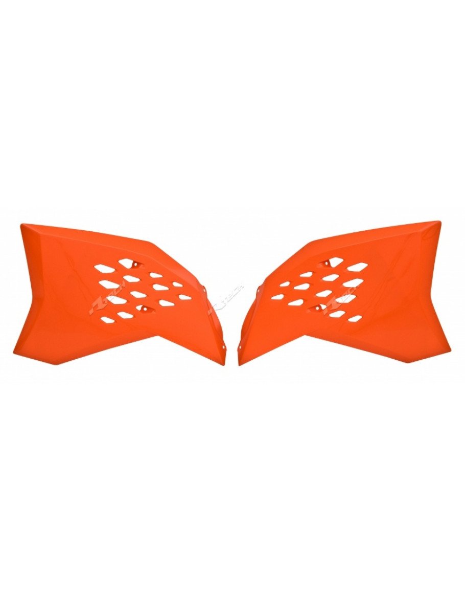 Kryty chladičov SX/SXF 07-10, EXC-EXCF 08-11 oranžové