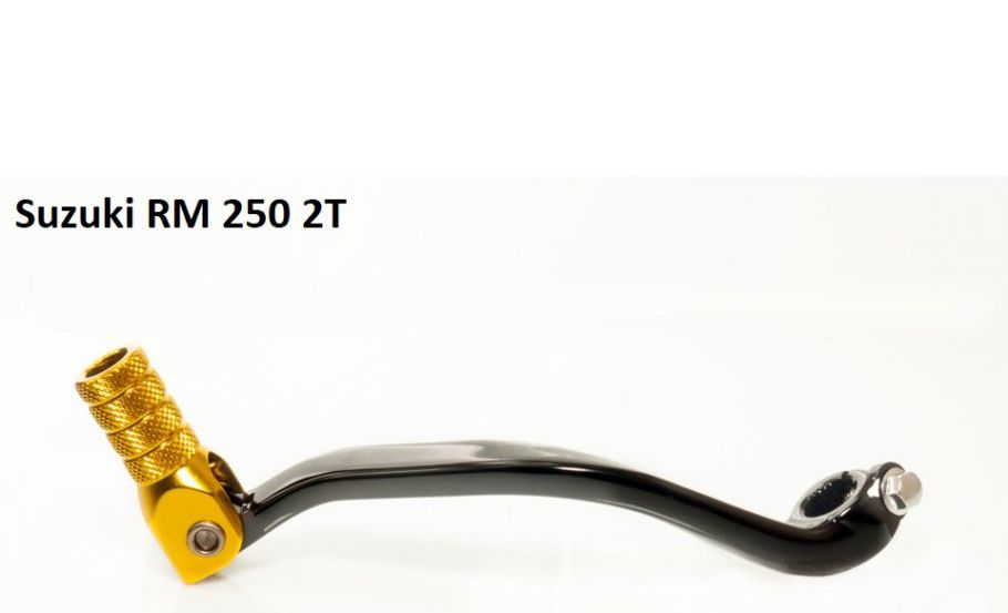 Radiaca páčka Suzuki RM 250 1988-2008 čierno-zlatá
