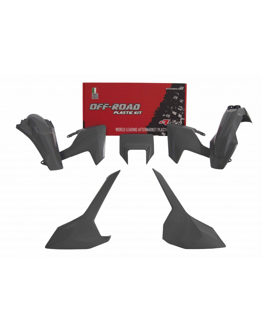 Sada plastov Husqvarna TE-FE 250-300-350-450-501 17-19, TX 125 17-19 šedá