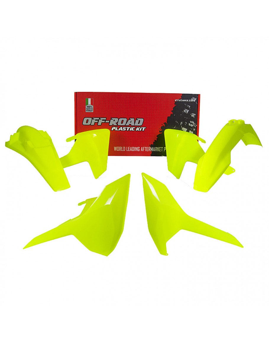 Sada plastov Husqvarna TE-FE 250-300-Sada plastov Husqvarna TE-FE 250-300-350-450-501 17-19, TX 125 17-19 neon yellow350-450-501 17-19, TX 125 17-19 neon yellow