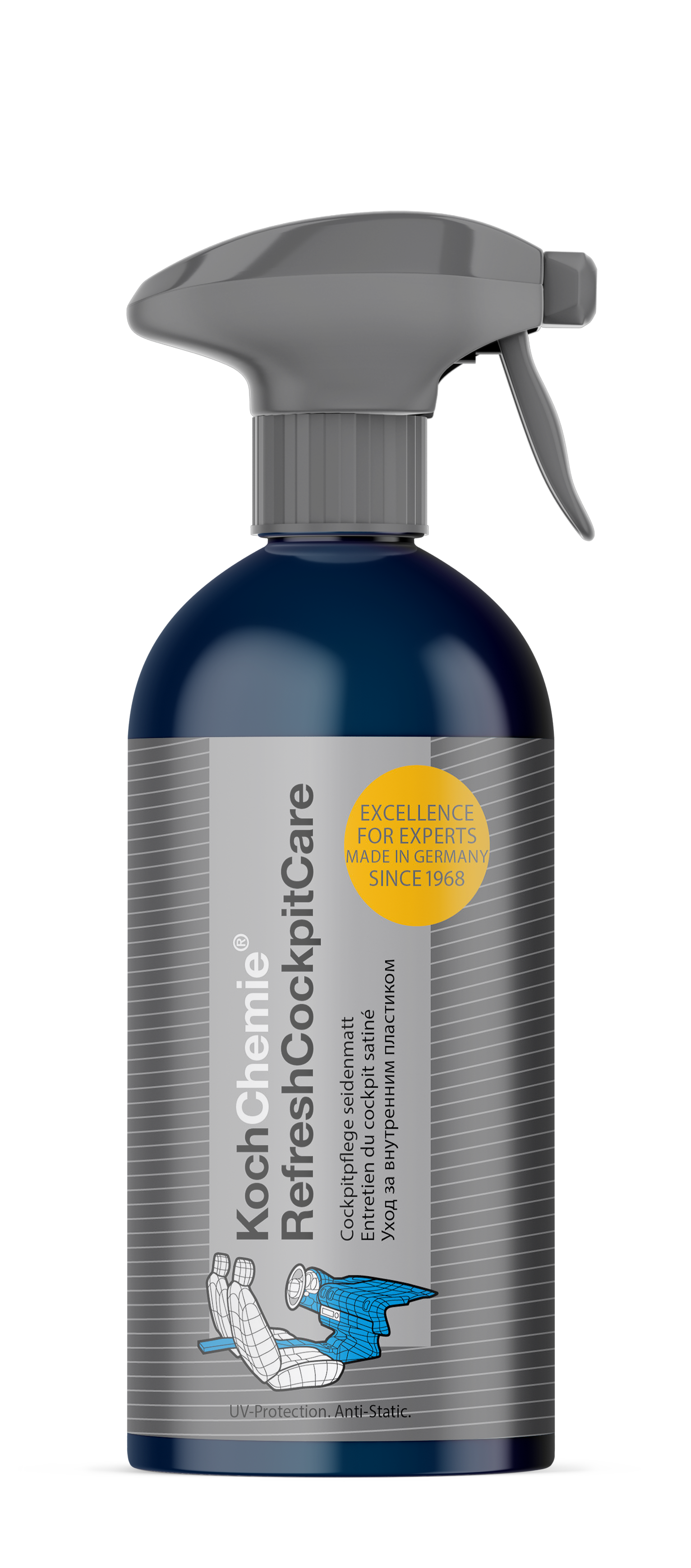 Koch Chemie RefreshCockpitCare - Ošetrenie Cockpitu s hodvábne matným vzhľadom 500ml