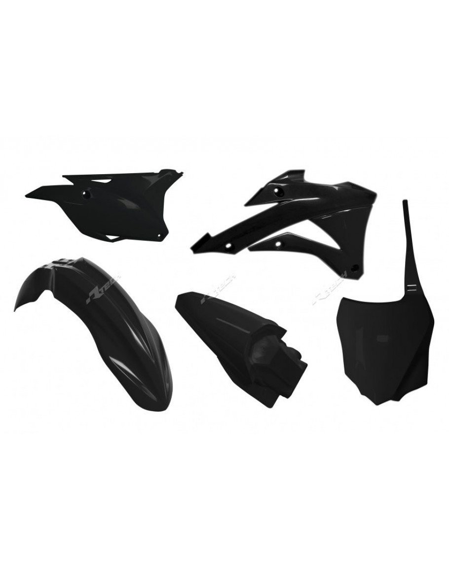 Sada plastov Kawasaki KX 85-100 2014-2021 čierna