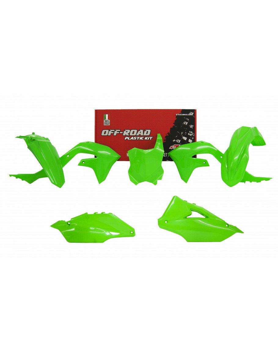 Sada plastov KXF 450 2019-2022, KXF 250 2021-2022 neon green