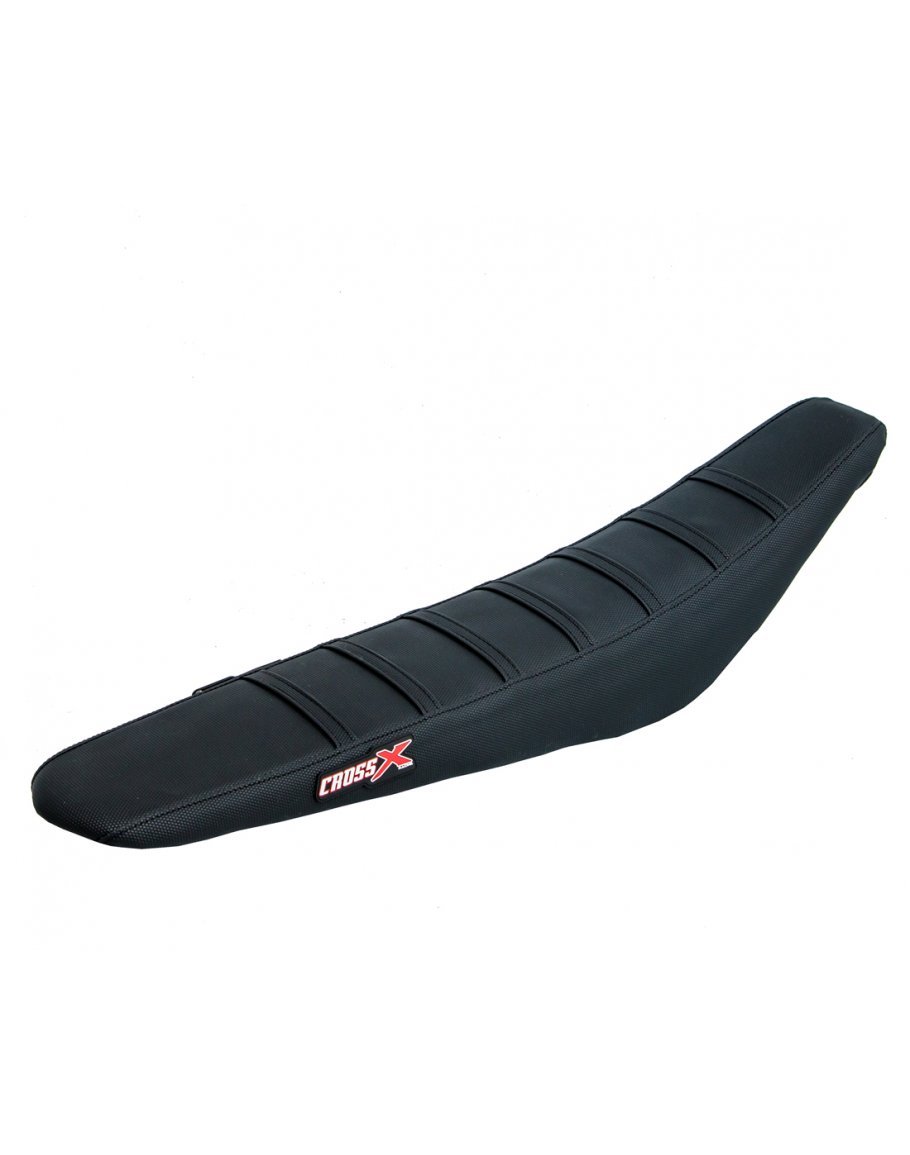 Poťah sedadla CrossX stripes KTM SX/SXF/XCF 11-15, XC-EXC-EXCF 12-16 čierny