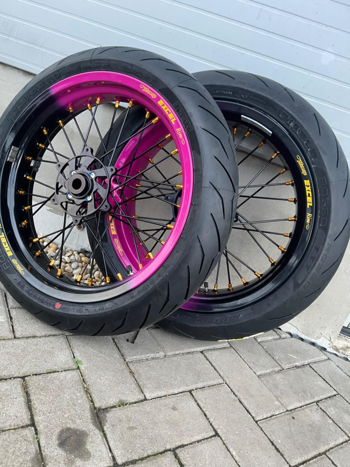 Excel Takasago Rims Supermoto 17" Kolesá INDIVIDUAL - Farebnosť voliteľná