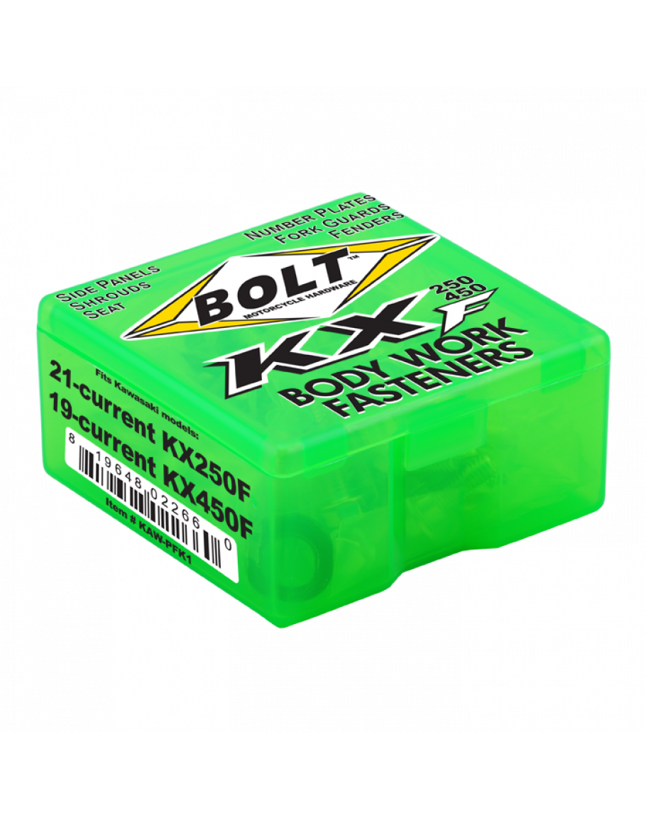 Sada skrutiek na plasty Kawasaki KXF 250 2021-2022, KXF 450 2019-2022