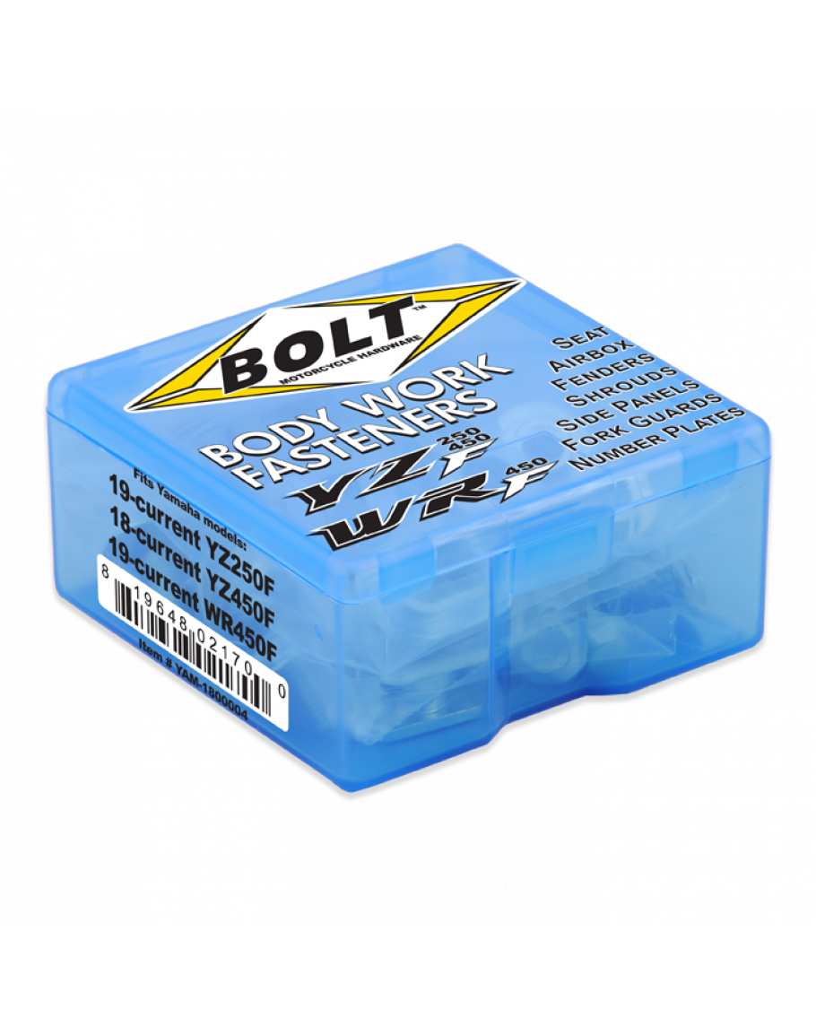 Sada skrutiek na plasty YZF 250 19-22, YZF 450 18-22, WRF 250 20-22, WRF 450 19-22