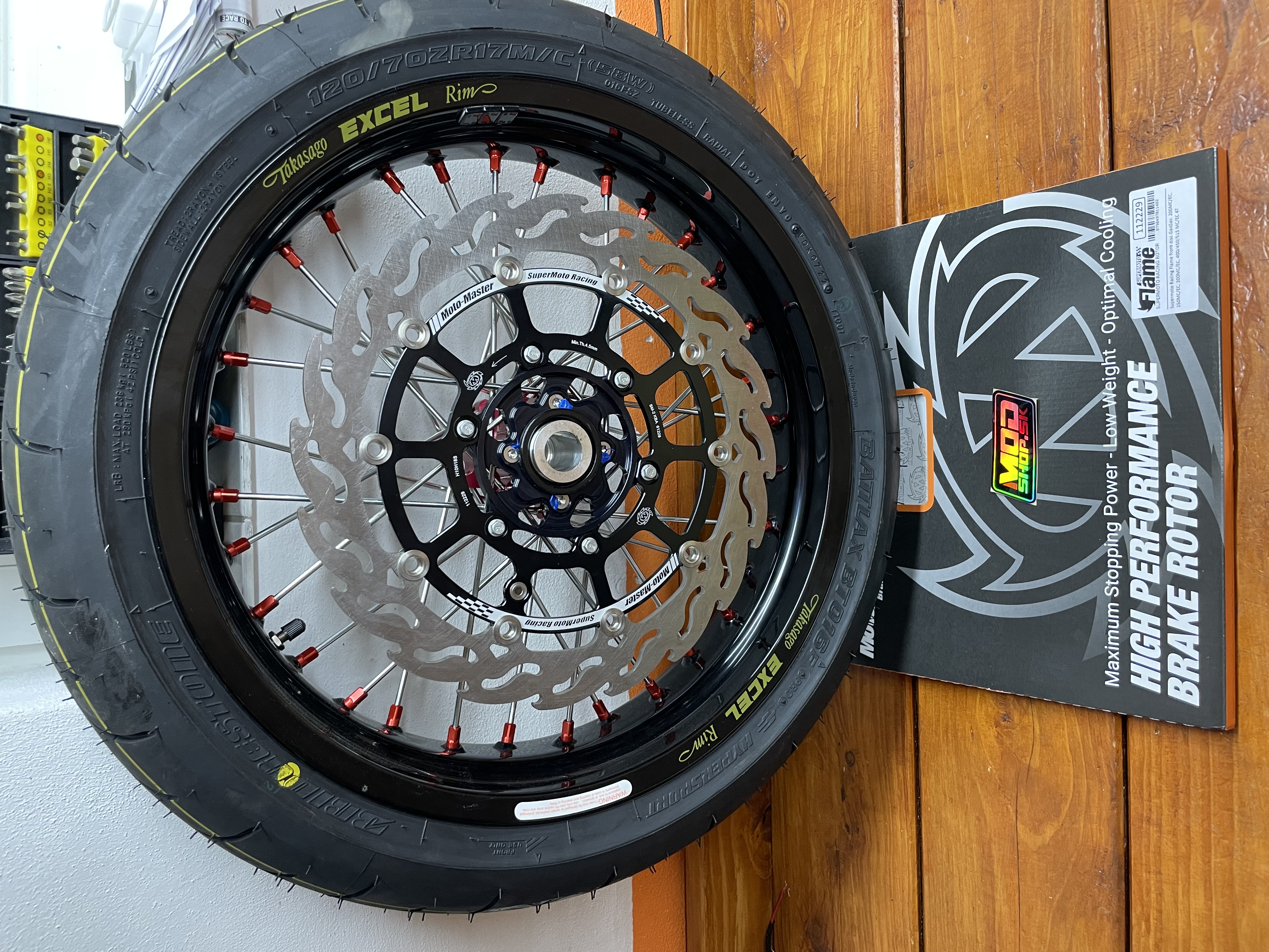 Brzdový kotúč Moto-Master Flame Floating 320mm GasGas / Rieju